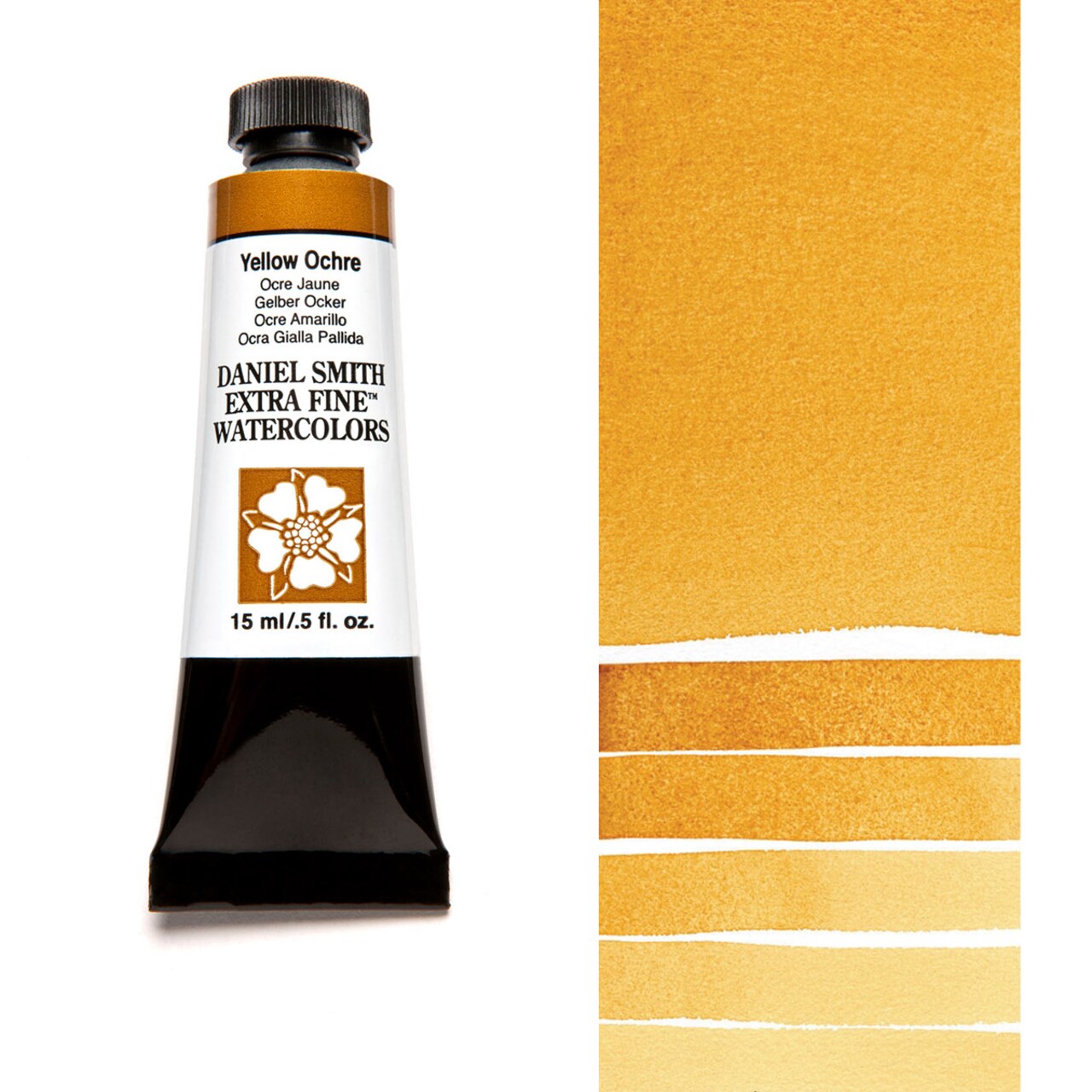 Daniel Smith Extra Fine Watercolors - Yellow Ochre, 5 ml Tube